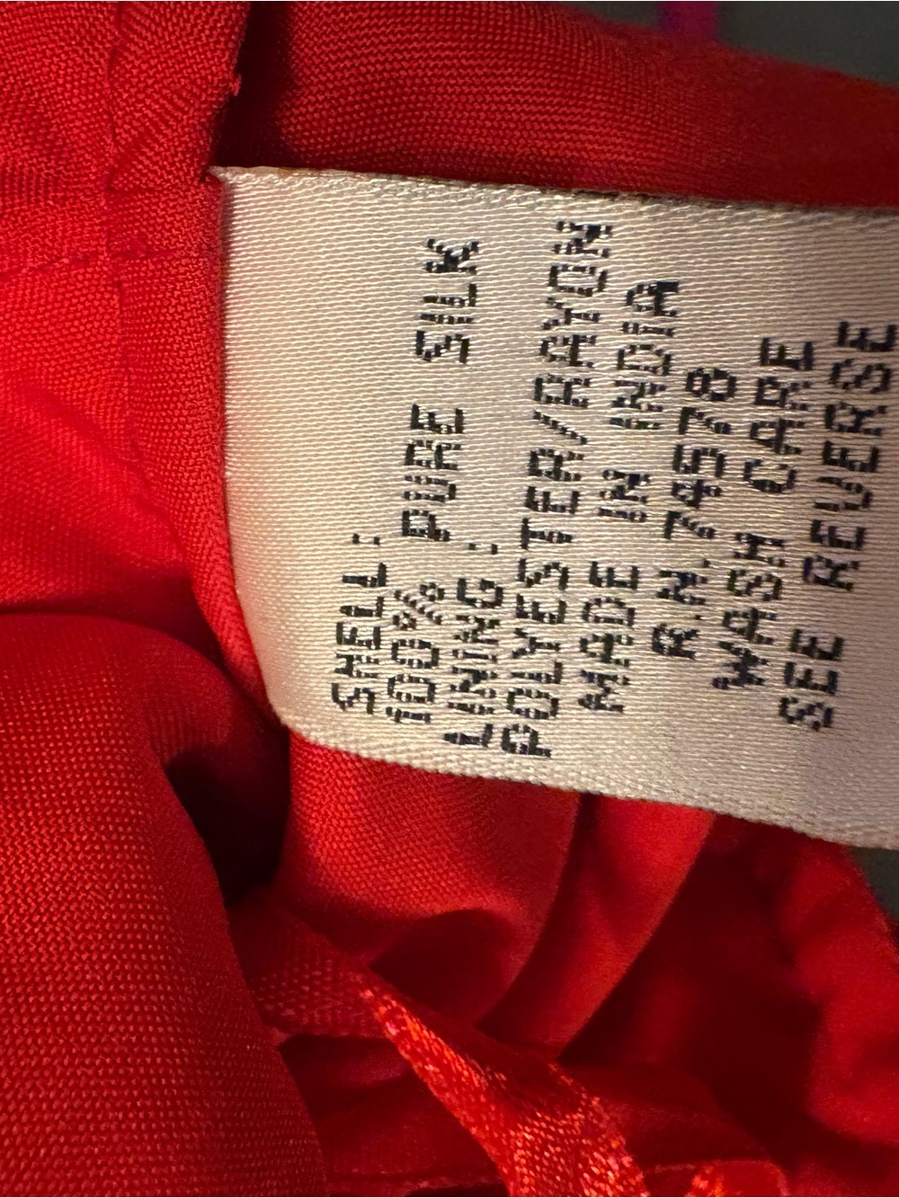 Cache Red Beaded Draped Neckline Evening Top MEDIUM Y2K Grunge Fairy Whimsy Vamp - Picture 16 of 16